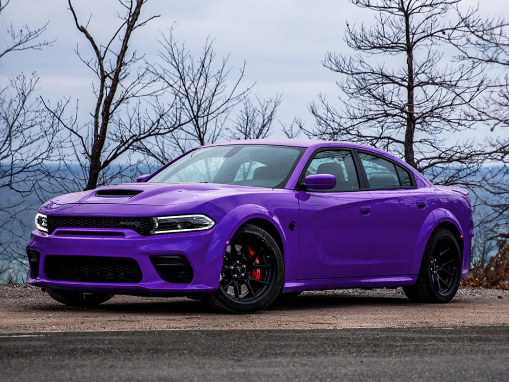 Dodge with beautiful purple color Dodge with beautiful purple color